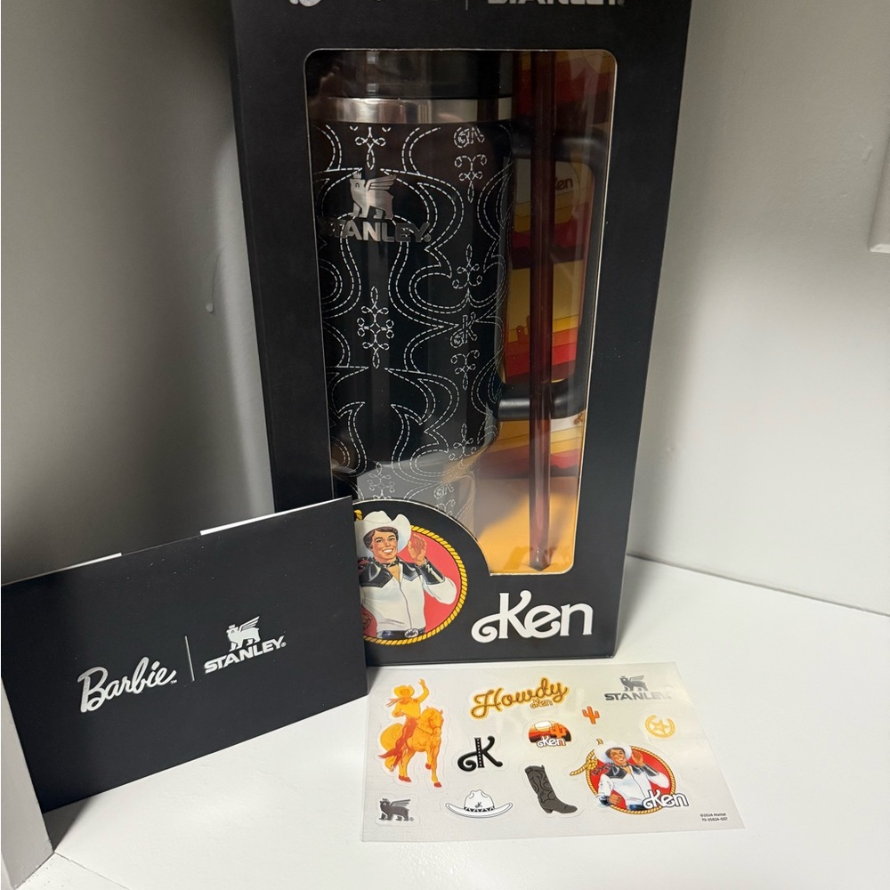 Stanley x Barbie Ken Tumbler with Stickers